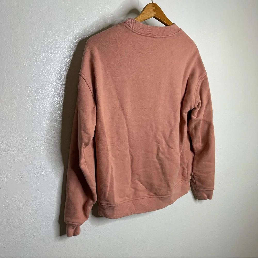 ALO Yoga Rose Pink Crewneck Sweatshirt